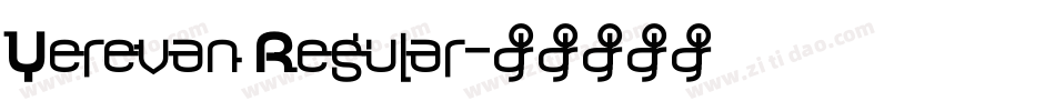 Yerevan Regular字体转换